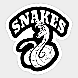 Snakes mascot Sticker